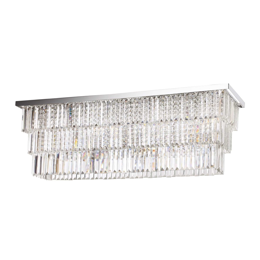 Ideal Lux – Krištolinis lubų šviestuvas MARTINEZ 8×E14/40W/230V