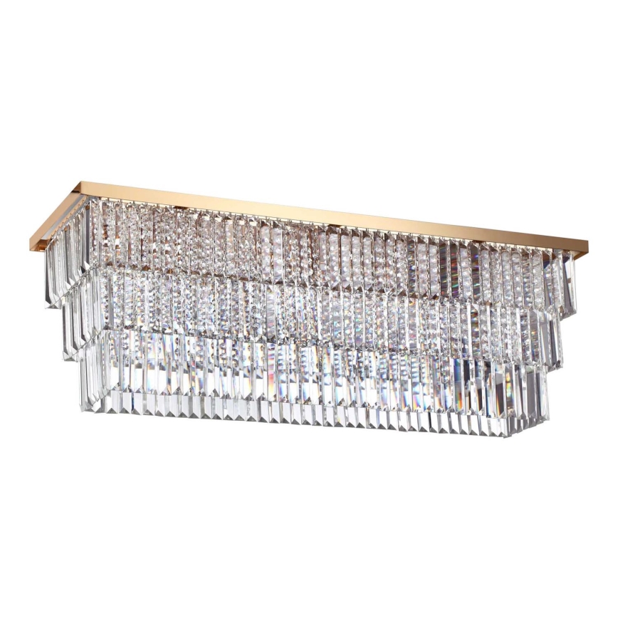Ideal Lux – Krištolinis lubų šviestuvas MARTINEZ 8×E14/40W/230V