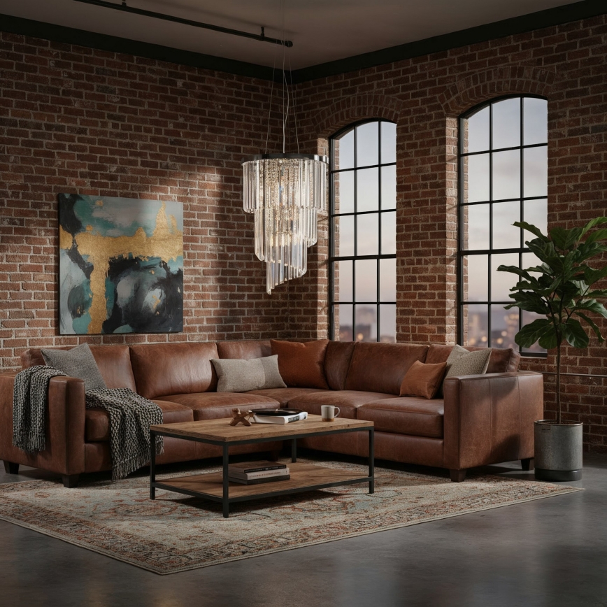 Ideal Lux - Krištolinis pakabinamas sietynas CARLTON 8xE14/40W/230V diametras 40 cm blizgus chromas