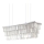 Ideal Lux - Krištolinis pakabinamas sietynas MARTINEZ 8xE14/40W/230V blizgus chromas