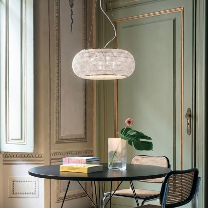 Ideal Lux - Krištolinis pakabinamas sietynas PASHA 6xE14/40W/230V diametras 40 cm auksas