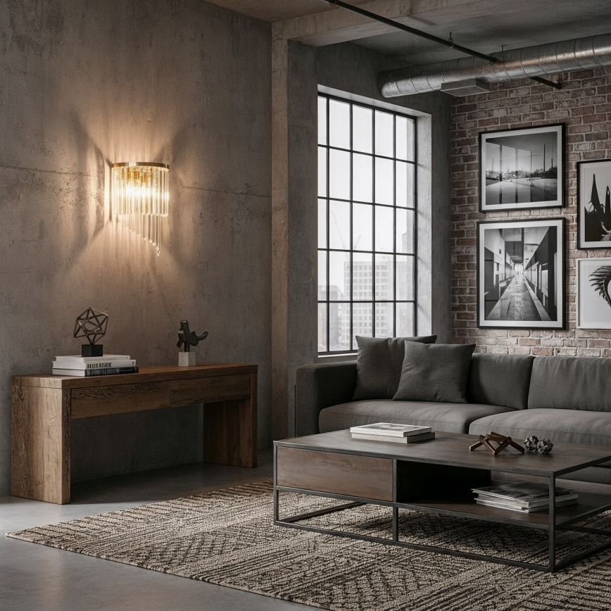 Ideal Lux - Krištolinis sieninis šviestuvas CARLTON 3xE14/40W/230V auksas