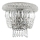 Ideal Lux - Krištolinis sieninis šviestuvas DUBAI 2xE14/28W/230V blizgus chromas