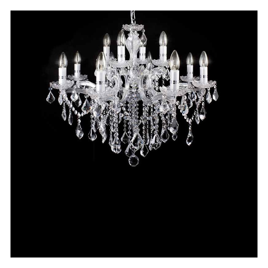 Ideal Lux - Krištolinis sietynas 12xE14/40W/230V