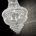 Ideal Lux - Krištolinis sietynas ant grandinės DUBAI 10xE14/28W/230V diametras 52 cm blizgus chromas