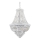 Ideal Lux - Krištolinis sietynas ant grandinės DUBAI 24xE14/28W/230V diametras 80 cm blizgus chromas