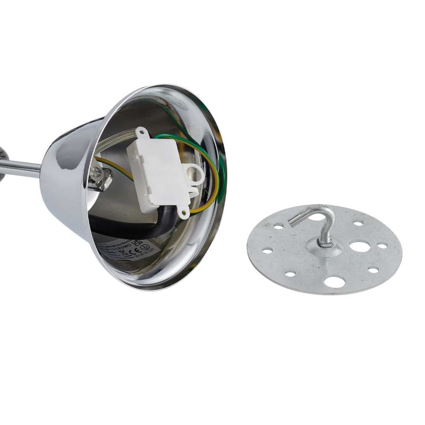 Ideal Lux - Krištolinis sietynas ant grandinės FLORIAN 18xE14/40W/230V diametras 86 cm permatoma