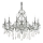 Ideal Lux - Krištolinis sietynas ant grandinės GIOCONDA 12xE14/40W/230V diametras 90 cm sidabras