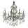 Ideal Lux - Krištolinis sietynas ant grandinės GIOCONDA 8xE14/40W/230V diametras 73 cm sidabras