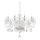 Ideal Lux - Krištolinis sietynas ant grandinės NEGRESCO 10xE14/28W/230V diametras 85 cm permatoma