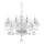 Ideal Lux - Krištolinis sietynas ant grandinės NEGRESCO 8xE14/28W/230V diametras 73,5 cm permatoma