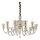 Ideal Lux - Krištolinis sietynas ant grandinės STRAUSS 12xE14/40W/230V diametras 84,5 cm žalvaris