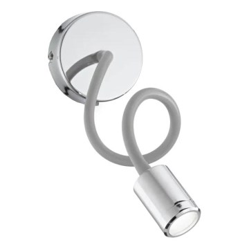 Ideal Lux - lanksčioji LED stalinė lempa FOCUS LED/4W/230V CRI 90, blizgus chromas