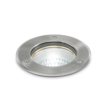 Ideal Lux - Lauko įvažiavimo šviestuvas PARK 1xGU10/20W/230V IP65 matinis chromas