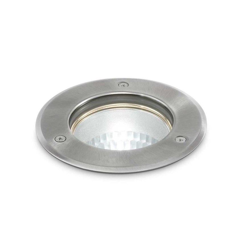 Ideal Lux - Lauko įvažiavimo šviestuvas PARK 1xGU10/20W/230V IP65 matinis chromas