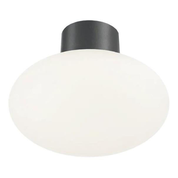 Ideal Lux - Lauko lubinis šviestuvas CLIO 1xE27/42W/230V IP44 antracitas