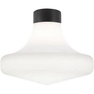 Ideal Lux - Lauko lubų šviestuvas CLIO 1xE27/42W/230V IP44 juodas