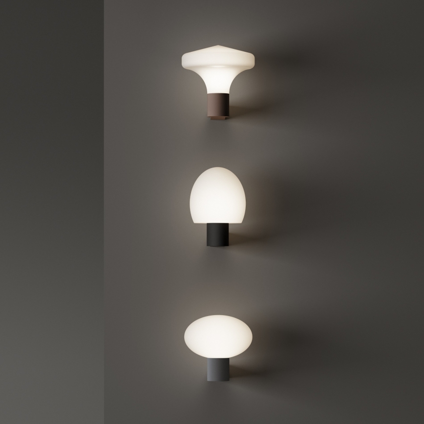 Ideal Lux - Lauko sieninė lempa CLIO 1xE27/42W/230V IP44 pilka
