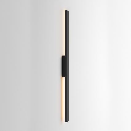 Ideal Lux - LED lauko sieninis šviestuvas LINEA LED/23W/230V CRI 90 144 cm IP54 juodas