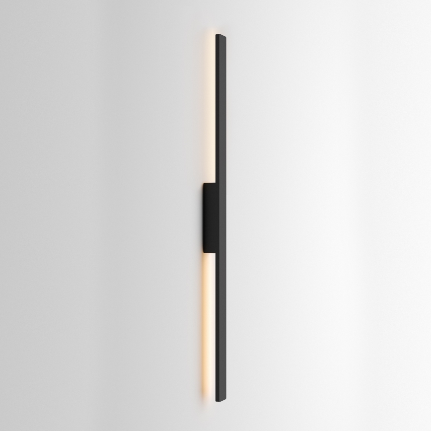 Ideal Lux - LED lauko sieninis šviestuvas LINEA LED/23W/230V CRI 90 144 cm IP54 juodas