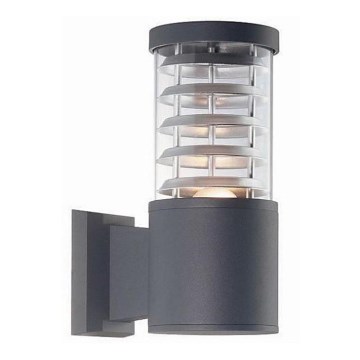 Ideal Lux - Lauko sieninis šviestuvas 1xE27/60W/230V juoda IP44