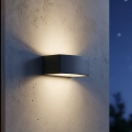Ideal Lux - Lauko sieninis šviestuvas ANDROMEDA 1xE27/60W/230V IP55 antracitas