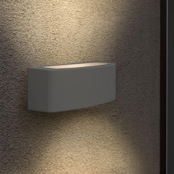 Ideal Lux - Lauko sieninis šviestuvas ANDROMEDA 1xE27/60W/230V IP55 antracitas
