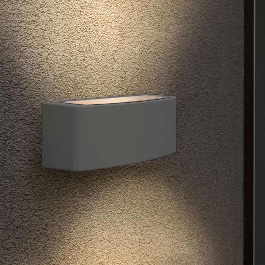Ideal Lux - Lauko sieninis šviestuvas ANDROMEDA 1xE27/60W/230V IP55 antracitas