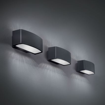 Ideal Lux - Lauko sieninis šviestuvas ANDROMEDA 1xE27/60W/230V IP55 antracitas