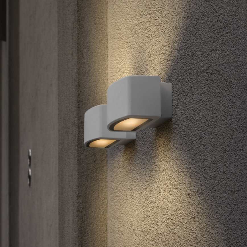 Ideal Lux - Lauko sieninis šviestuvas ANDROMEDA 1xE27/60W/230V IP55 balta