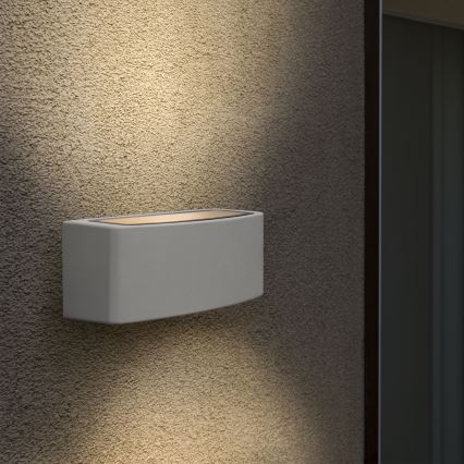 Ideal Lux - Lauko sieninis šviestuvas ANDROMEDA 1xE27/60W/230V IP55 balta