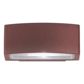 Ideal Lux - Lauko sieninis šviestuvas ANDROMEDA 1xE27/60W/230V IP55 ruda