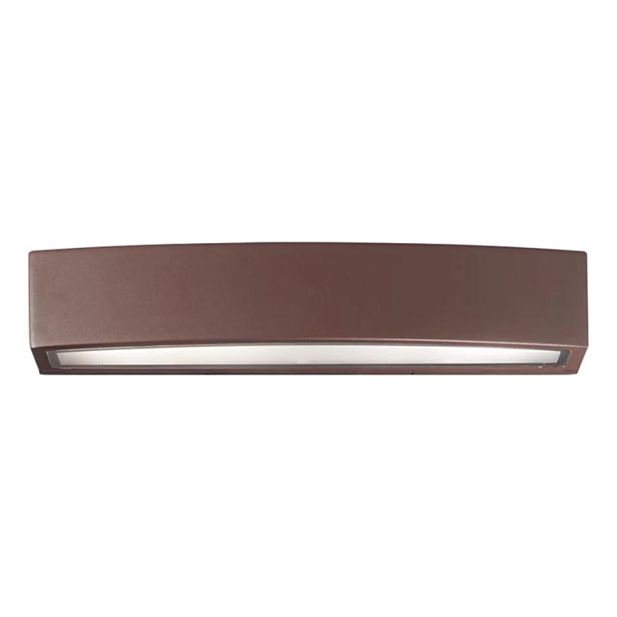 Ideal Lux - Lauko sieninis šviestuvas ANDROMEDA 2xE27/60W/230V IP55 ruda