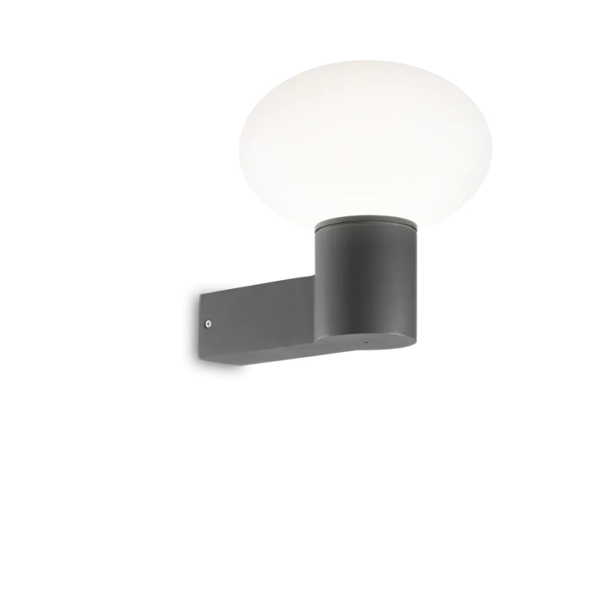 Ideal Lux - Lauko sieninis šviestuvas CLIO 1xE27/42W/230V IP44 antracitas