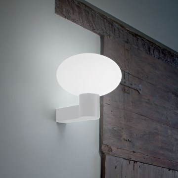 Ideal Lux - Lauko sieninis šviestuvas CLIO 1xE27/42W/230V IP44 balta