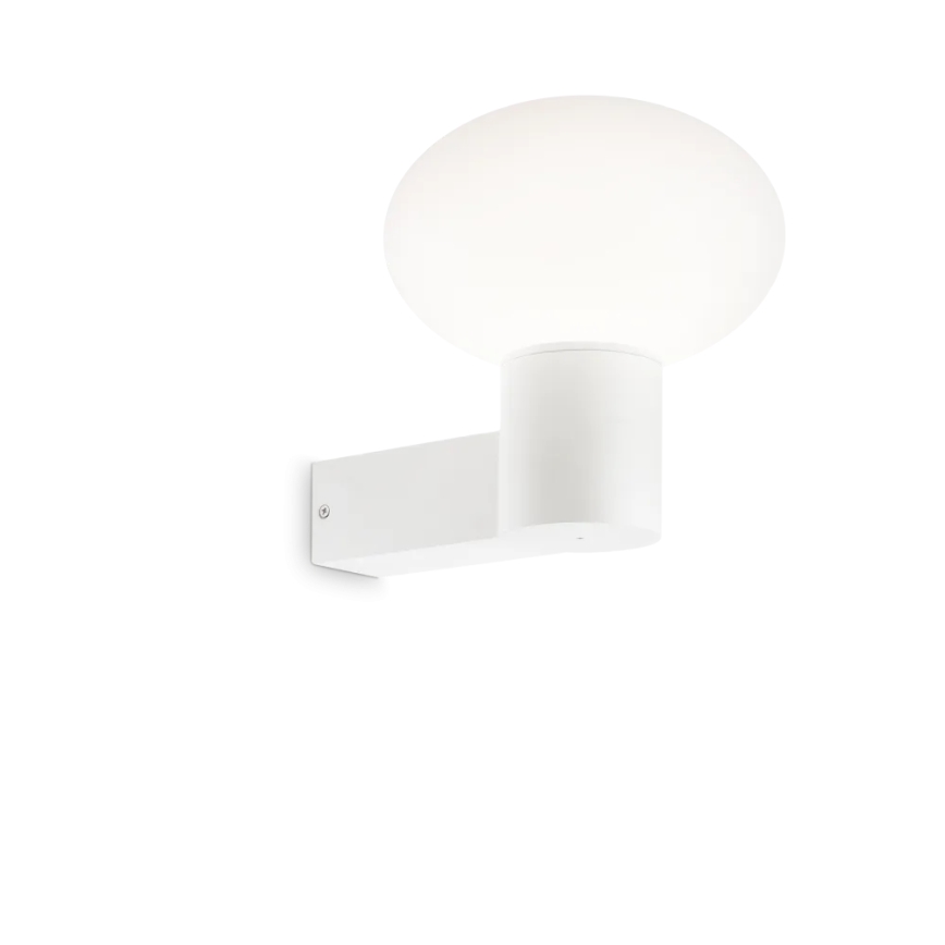 Ideal Lux - Lauko sieninis šviestuvas CLIO 1xE27/42W/230V IP44 balta