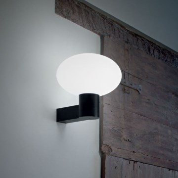 Ideal Lux - Lauko sieninis šviestuvas CLIO 1xE27/42W/230V IP44 juoda