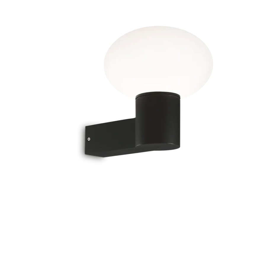 Ideal Lux - Lauko sieninis šviestuvas CLIO 1xE27/42W/230V IP44 juoda