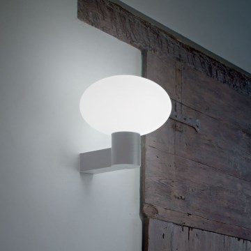Ideal Lux - Lauko sieninis šviestuvas CLIO 1xE27/42W/230V IP44 pilka