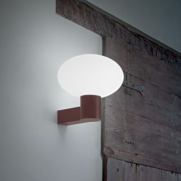 Ideal Lux - Lauko sieninis šviestuvas CLIO 1xE27/42W/230V IP44 ruda