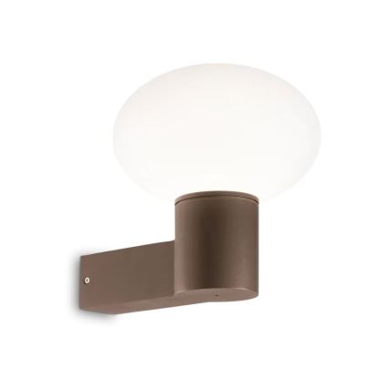 Ideal Lux - Lauko sieninis šviestuvas CLIO 1xE27/42W/230V IP44 ruda