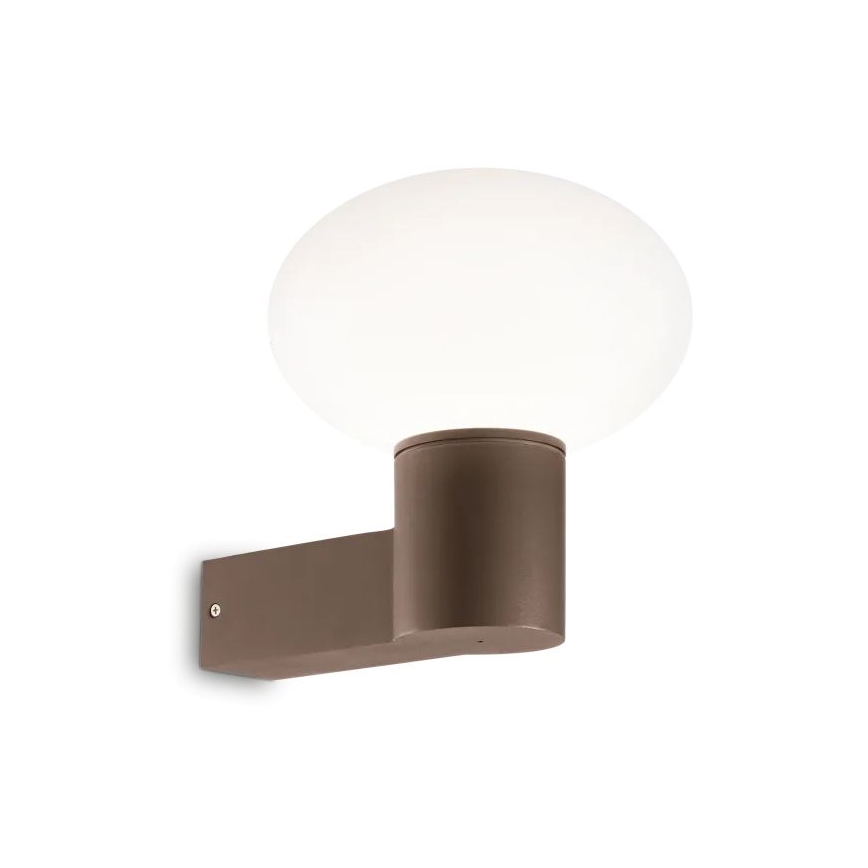 Ideal Lux - Lauko sieninis šviestuvas CLIO 1xE27/42W/230V IP44 ruda