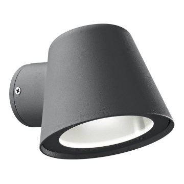 Ideal Lux - Lauko sieninis šviestuvas GAS 1xGU10/28W/230V IP43 antracitas
