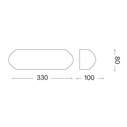 Ideal Lux - Lauko sieninis šviestuvas GIOVE 1xE27/60W/230V IP54 antracitas