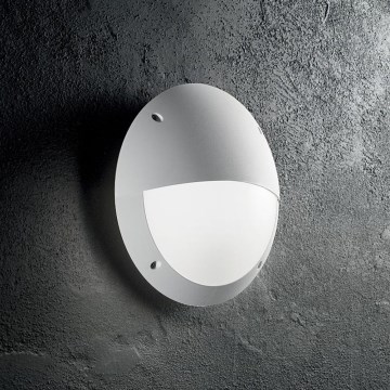 Ideal Lux - Lauko sieninis šviestuvas LUCIA 1xE27/23W/230V IP66 balta
