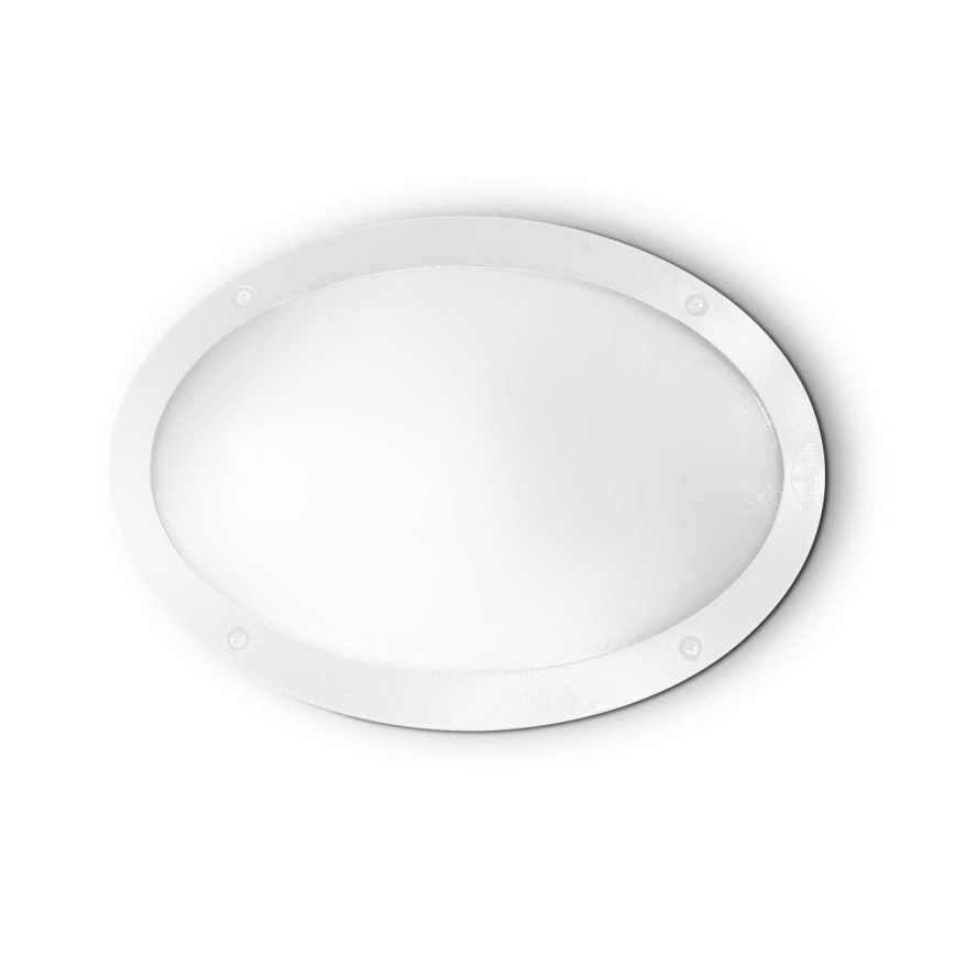 Ideal Lux - Lauko sieninis šviestuvas MADDI 1xE27/23W/230V IP66 balta