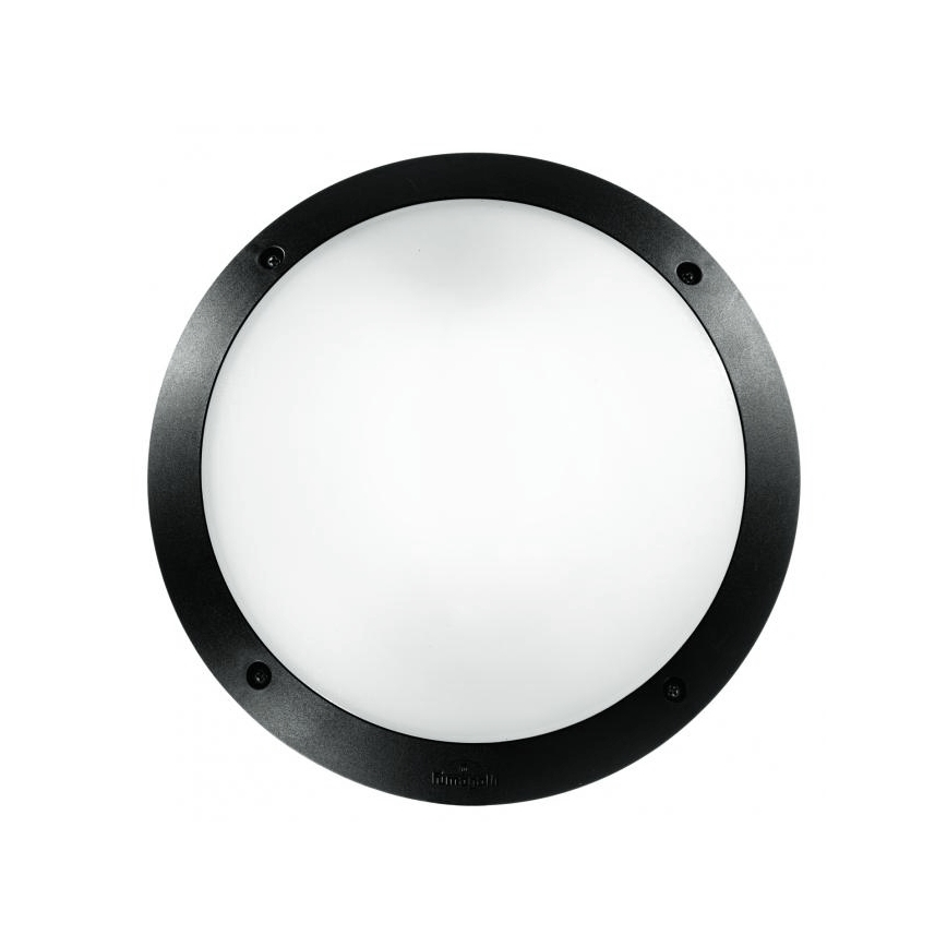 Ideal Lux - Lauko sieninis šviestuvas POLAR 1xE27/23W/230V IP66 juodas
