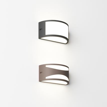 Ideal Lux - Lauko sieninis šviestuvas REX 1xE27/60W/230V IP44 rudas