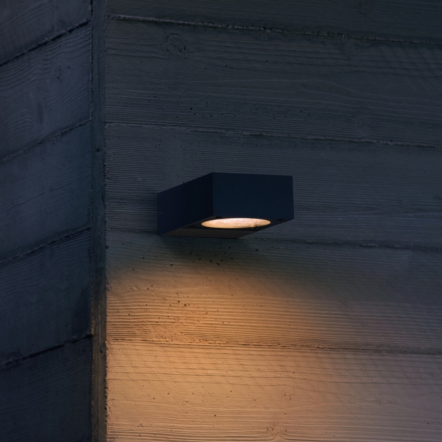 Ideal Lux - Lauko sieninis šviestuvas SIRIO 1xGX53/9W/230V IP65 antracitas