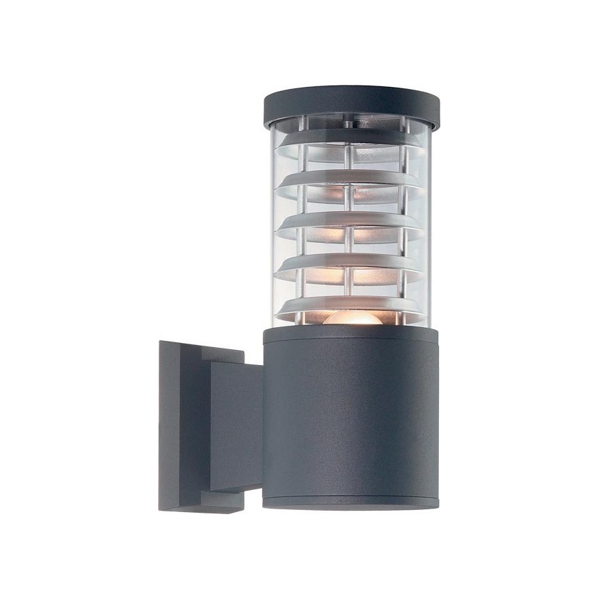 Ideal Lux - Lauko sieninis šviestuvas TRONCO 1xE27/42W/230V IP44 antracitas
